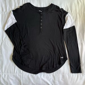 Hollister Black Long Sleeve Easy Tee